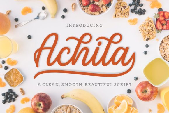 Achila: A Bold Script Font for Digital Marketing