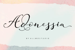 Adonessia: A Modern Script Font