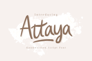 Attaya: A Playful Font for Creative Makers