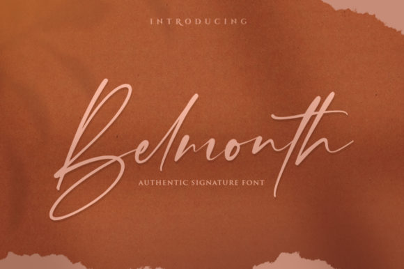 Belmonth: A Stylish Script Font