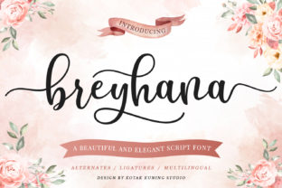 Breyhana: A Script Font for Creative Campaigns