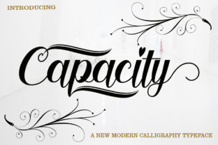 Capacity: A Stylish Calligraphy Font