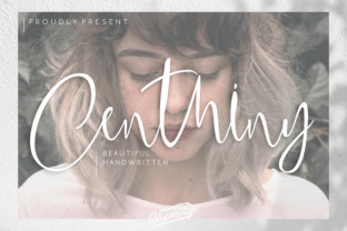 Centhiny: A Script Font That Shines