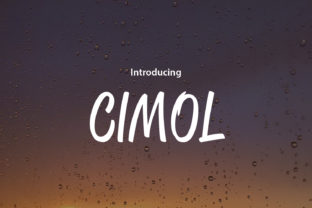 Cimol: A Modern Script Font for Web Design