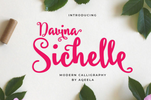 Davina Sichelle Font Review