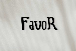 Favor: A Font That Feels Personal