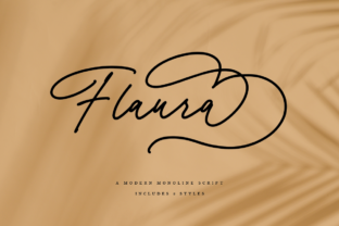 Flaura: A Feminine Script Font for Business