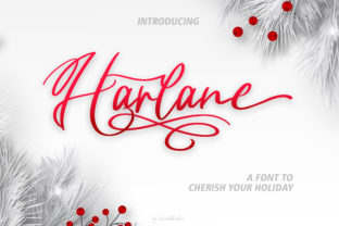 Harlane: A Script Font for Creative Makers