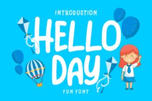 Hello Day Font: Handwritten Charm for Crafters