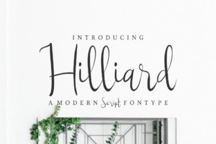 Hilliard: A Sweet Handwritten Font