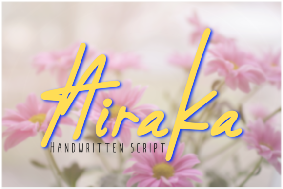 Hiraka: A Bold Script for Craft Creators