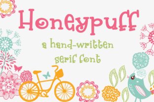 Honeypuff: A Cute Handwritten Font