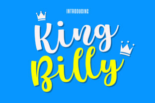 King Billy: A Royal Script Font