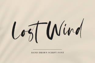 Lost Wind: A Hand Drawn Brush Font for Creative Projects