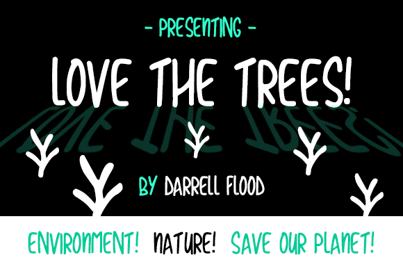 Love the Trees Font for Creative Projects