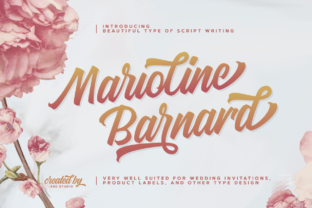 Marioline Barnard Font for Creative Makers