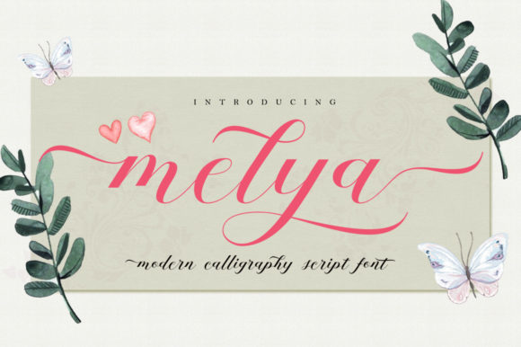 Melya Font: Handwritten Elegance for Crafters