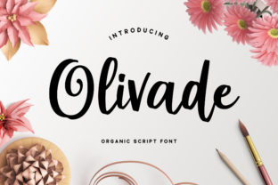 Olivade: A Fresh Script Font