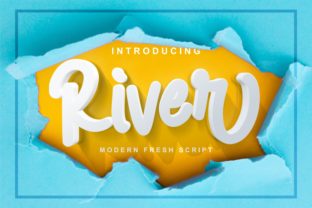 River: A Handwritten Font for Elegant Design
