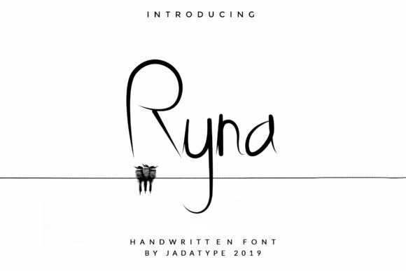 Ryna: A Stylish Script Font for Editorial Design