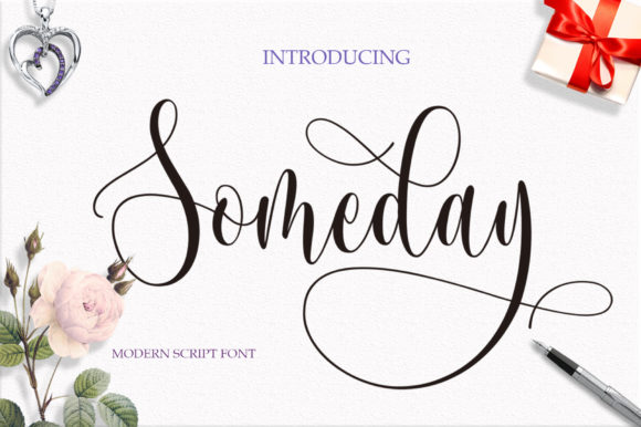 Someday Font: Elegant Script for Crafters