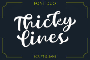 Thickylines: A Bold Font for Creative Campaigns