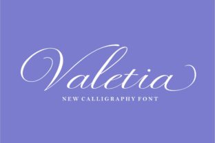 Valetia: A Modern Calligraphy Font