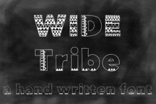 Wide Tribe Font for Web Design