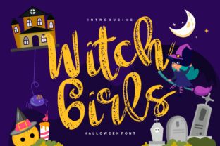 Witch Girls Font for Business Style