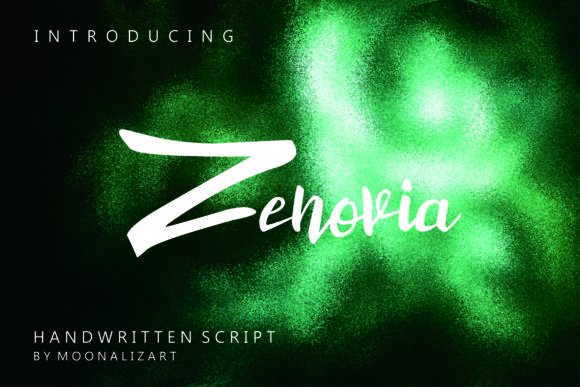 Zenovia: A Bold Script for Powerful Designs